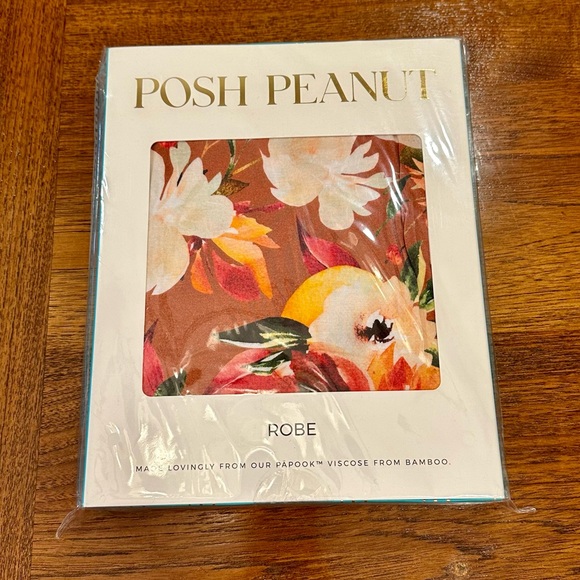 NIB Posh Peanut Julieta Maternity Robe, Leonora, S/M (0-6) - Picture 2 of 7